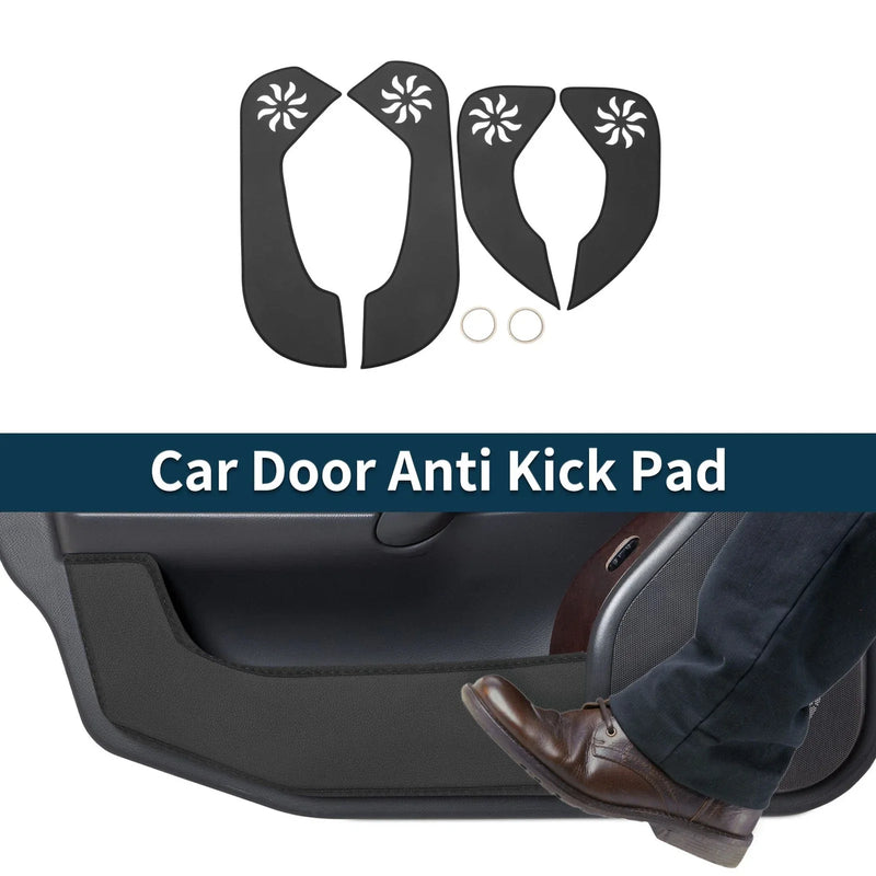 Kia Rio Door Anti Kick Pad Sticker Protector Black 2011-2015 1 Set