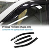 Toyota Corolla Window Deflectors 1 Set Side Window Vent Visors (2009–2009)