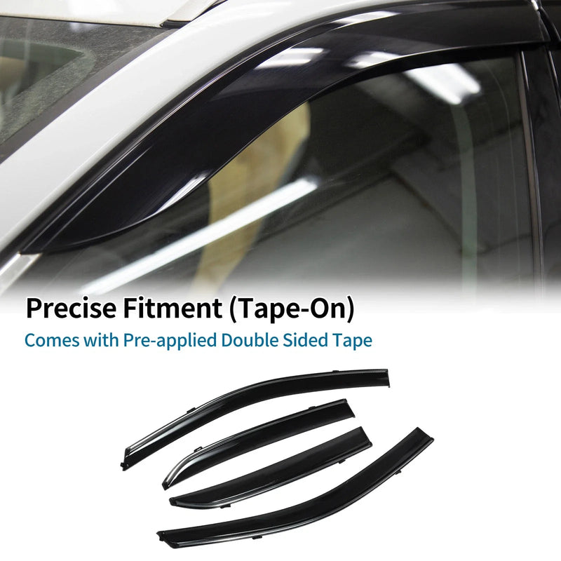 Toyota Corolla Window Deflectors 1 Set Side Window Vent Visors (2009–2009)