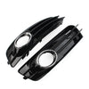 Audi A3 2009-2012 Front Bumper Fog Light Grille Covers (2009-2012)