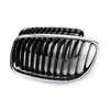 BMW E90 E91 328i 335i Front Kidney Grille Chrome Black (2009-2011)