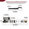 Polaris RZR S 800 EFI 2 x Front Air Shock Absorbers (2009–2012)