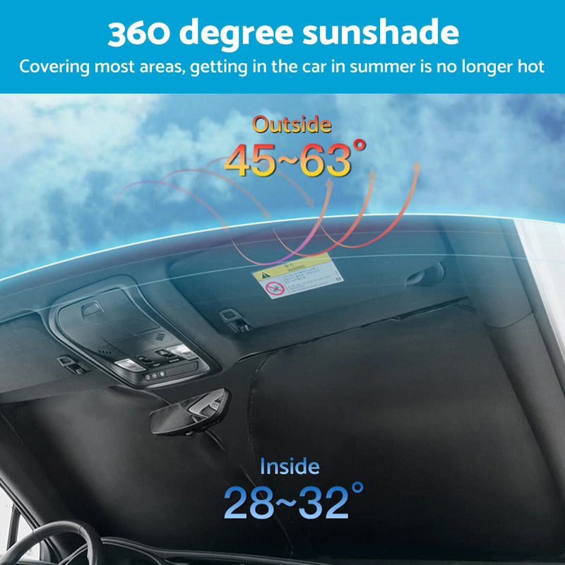 Hyundai i30 (2018-2024) UV Protection 6 Layer WindScreen Sun Shade