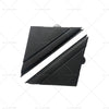 Fiat 500 Black Matte Rear Mirror Triangle Trim Plate (2012-2019)