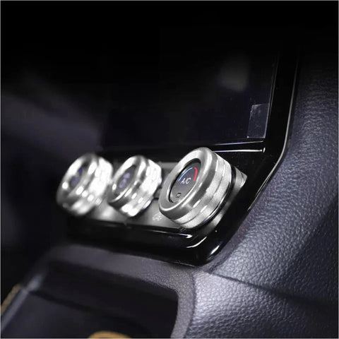 Ford Ranger 3 x A/C VOL Switch Rings Covers (2023-2025)