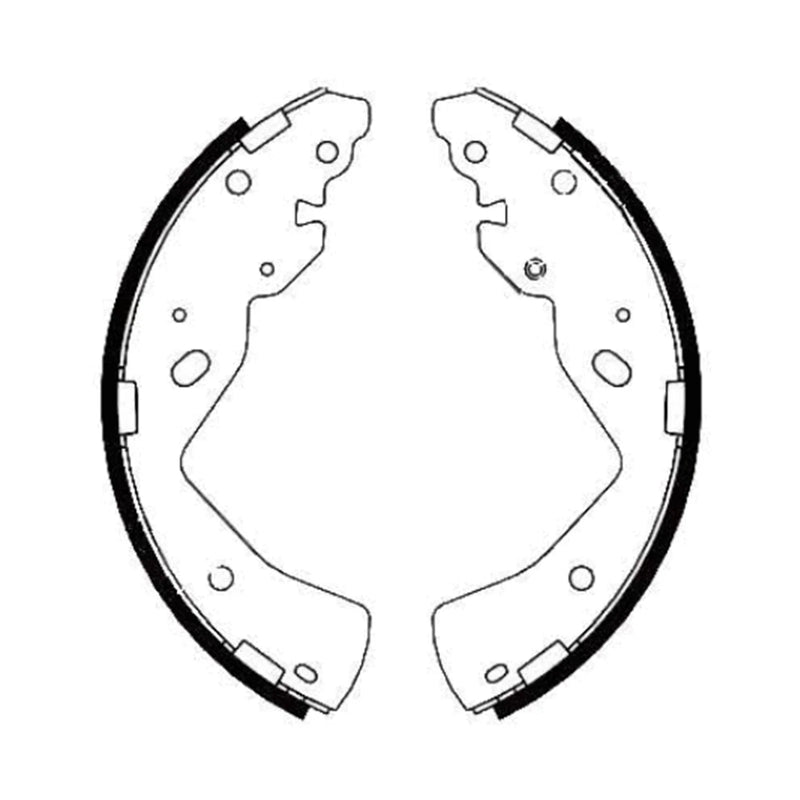 Nissan Navara D23 NP300 4cyl 2.5L 2.3L 2015~2018 Rear Brake Drum Shoes