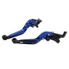 Yamaha YZF R1 R6 R6S CNC Blue Extendable Brake Clutch Levers (2004-2016)