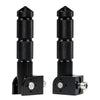 Universal Motorcycle Bike Black  pcs CNC Folding Rear Foot Pegs