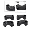 Dirt Pit Bike ATV Black 22mm 7/8" Handlebar Mount Clamp Riser