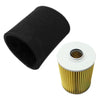Yamaha G2 G5 G8 G9 G11 Gas Golf Cart Air Fuel Filter Spark Plug Kit