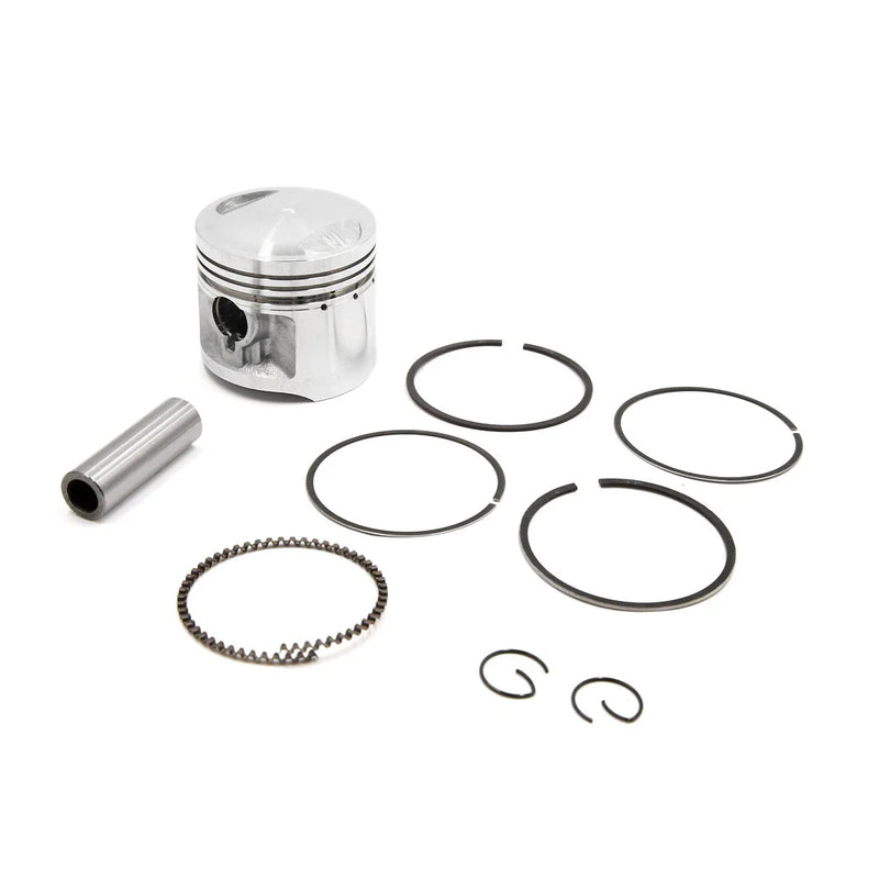 Honda CG125 Piston Ring Set 56mm Dia Silver Tone Metal