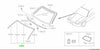 Nissan S13 Silvia 180SX 200SX 240SX Front Windshield Molding (1989–1994)