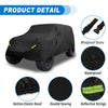 Jeep Wrangler Waterproof Car Cover w/Driver Door Zipper (2007-2017)