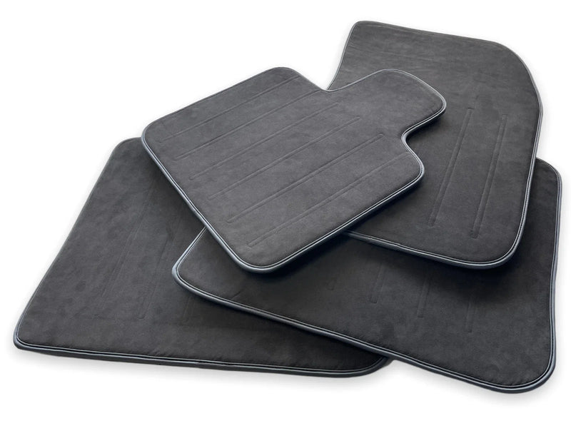 Rolls Royce Phantom 2003-2016 Black Badge Alcantara Leather Floor Mats