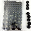 Harley Softail Twin Cam Black ABS Bolt Caps (1984-2006)