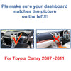 Toyota Camry (2007-2011) Black Cover Non-Slip Dash Mat