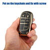 Dodge Charger Challenger Dart Black TPU 5 Button Keyless Entry Remote Cover