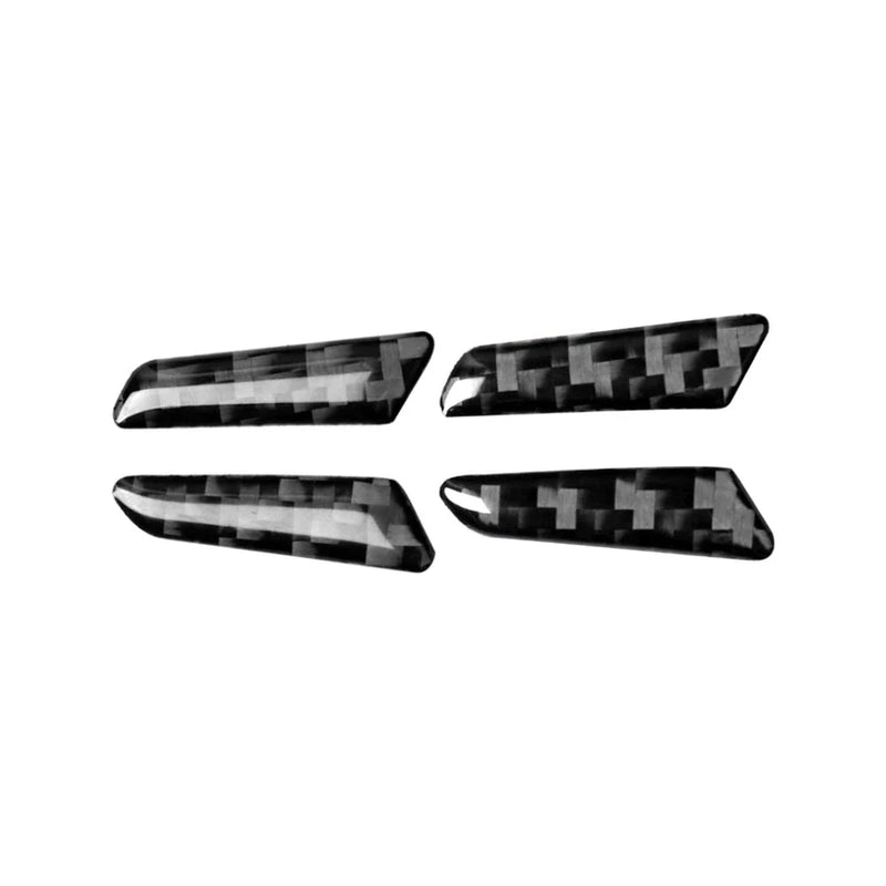 Audi A4 A5 S4 RS4 Carbon Fiber Seat Adjustment Switch Panel Cover