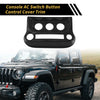 Jeep Wrangler JK JKU (2011-2017) Black AC Switch Control Cover Trim