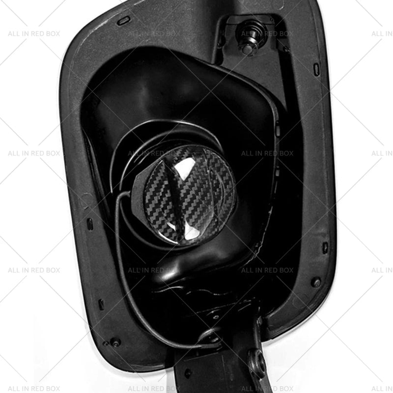Audi A1 A3 A4 A5 A6 VW Black Carbon Fiber Fuel Gas Tank Cap Cover