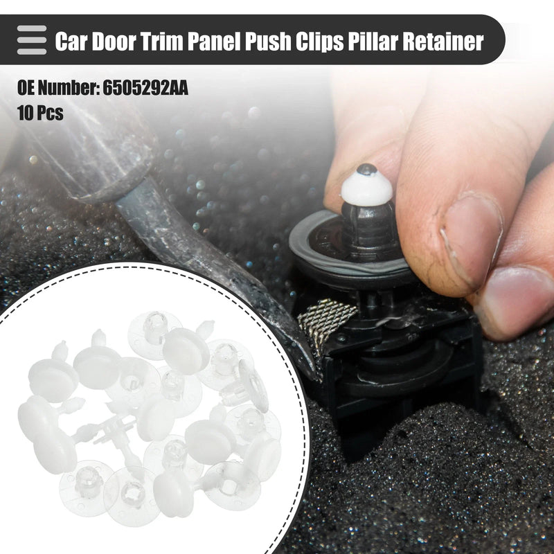 Dodge 10 x Car Door Trim Panel Push Clips Pillar Retainer