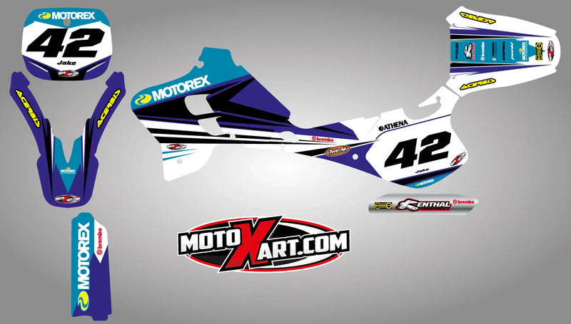Yamaha YZ 125 / 250 Full Custom Graphics Kit (1993-1995)