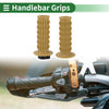 Motorcycle 25mm Hand Grips Cover Kit Handlebar TPU Khaki
