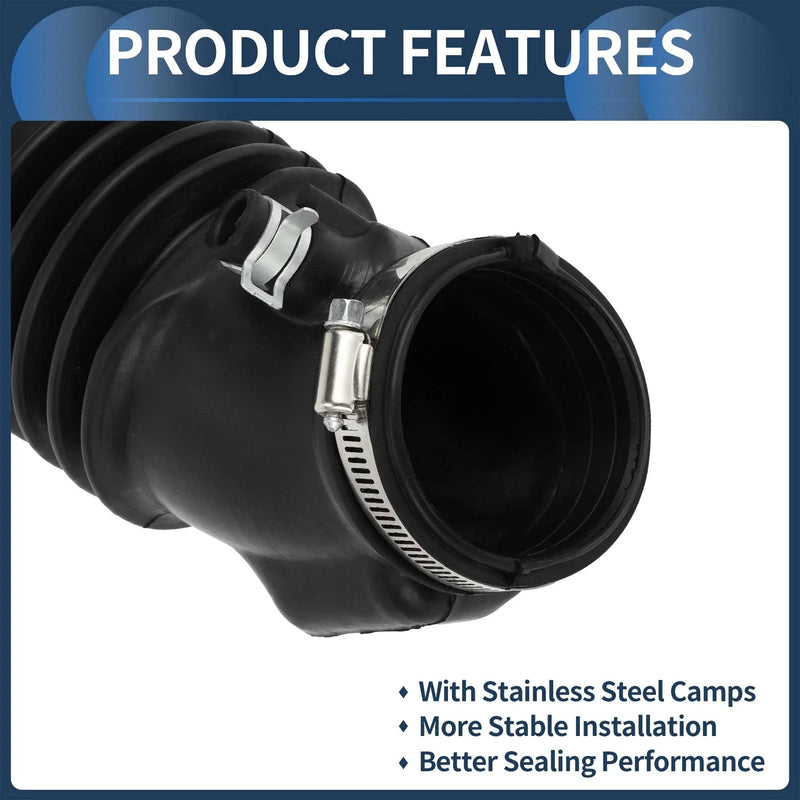Honda Odyssey (2011-2017) - Black, 1 Pc Intake Hose Tube with Clamps