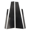VW Jetta 4 x Black Door Trim Pillar Post Covers (2012-2018)