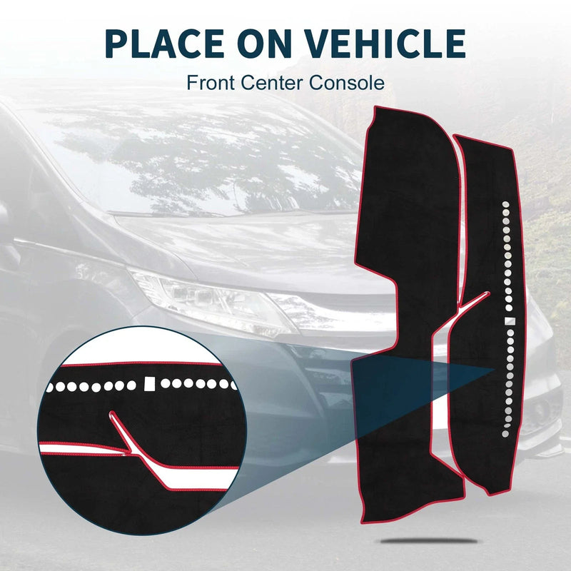Honda FREED GB5 / 6 / 7 / 8 (2016-2024) Protector Pad Black Red Dashboard Cover Mat