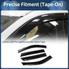 Hyundai Santa Fe Side Window Vent Visors Black 2013 Window Deflectors