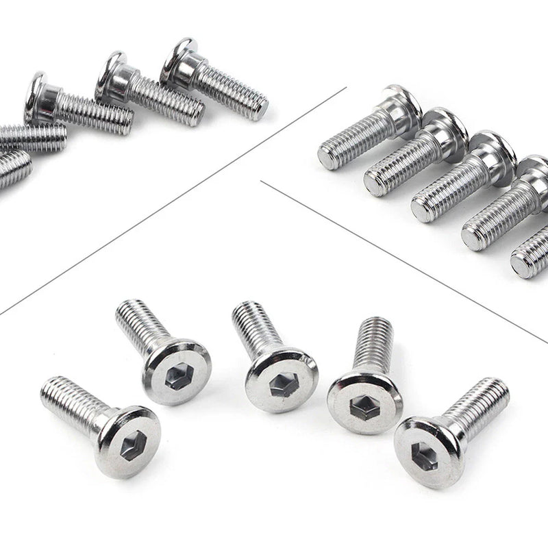 5 x M8x25mm Steel Bolts Hex Socket Disc Brake Rotor Screws Fasteners