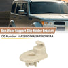 Jeep 2 x Beige Sun Visor Support Clip (No.1AR26BD1AA, 1AR26DW1AA)