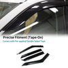 Ford Explorer 2020 Side Window Vent Visors Black 1 Set Window Deflectors