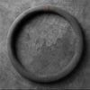 Car 15" Black Suede Anti-Skid Steering Wheel Cover (All Seasons)