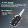 Mazda 3, 6, MX5, RX8 3 x Keyless Entry Remote Fob Shell Case (2004-2020)
