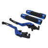 Suzuki GSX-S750 Blue Extendable Brake Clutch Levers & Handlebar Grips (2017-2023)