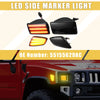 Jeep Front LED Side Marker Light 2 x Amber Lens (55155629AC)