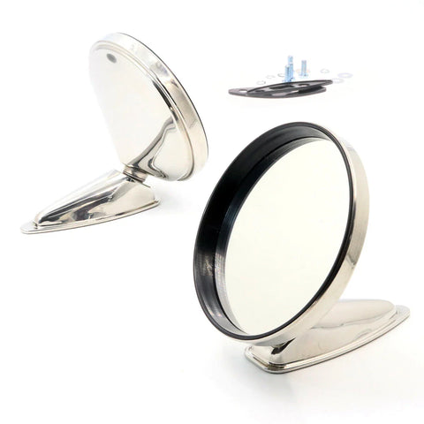 Opel Irmscher Manta / Ascona B Turbo 1975-1988 Chrome Door Mirror Set