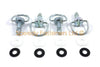 Motorcycle Fairing 4x Dzus Bolts / Dzus Fasteners Quick Release Quarter Turn /