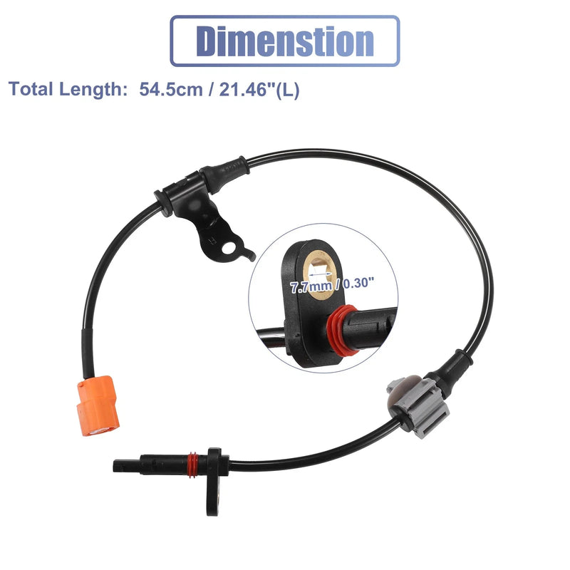 Honda Accord Rear Right ABS Wheel Speed Sensor (2003-2007)