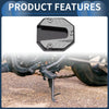 Motorcycle Motorcycle Kickstand Pad Aluminum Alloy Titanium Tone