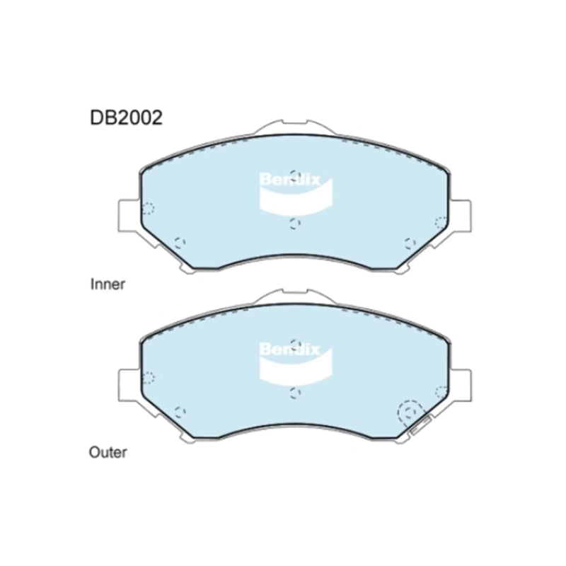 Chrysler Grand Voyager 4WD Front Disc Brake Pad Set (2008-2018)