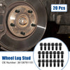 BMW E46 325 E90 20 Pcs M14x1.25 Vehicle Wheel Lug Bolt Nut