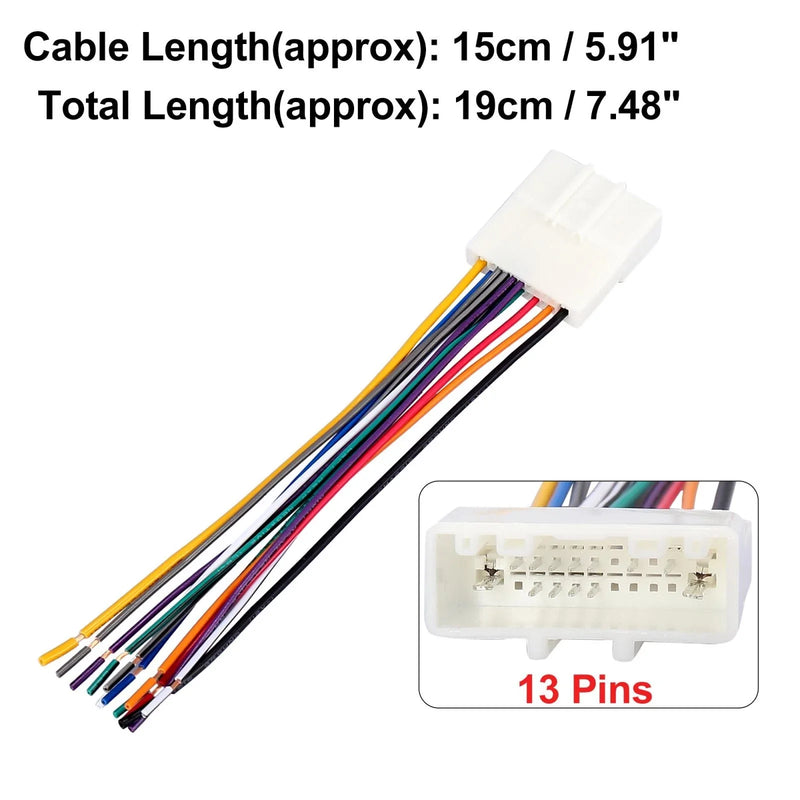 Nissan Car Stereo CD Player Wiring Harness Adapter (2000-2006)