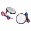 Motorcycle ATV 12V 55mm 24LED Round Reflector Tail Brake Light