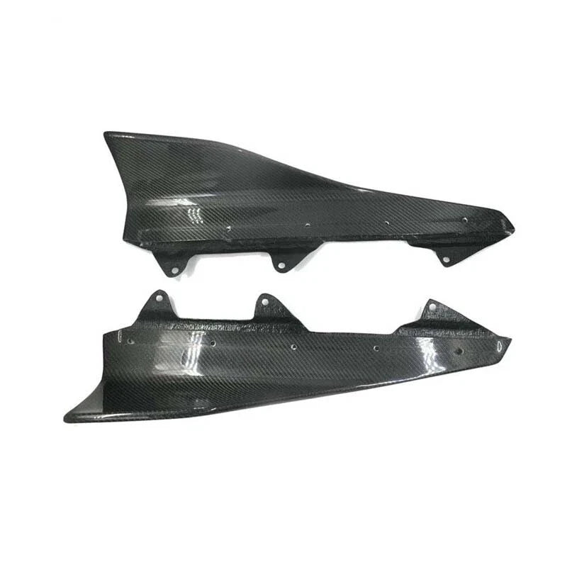 For 2016-2020 BMW F87 M2 P Style Carbon Fiber Side Skirt Splitter Lip Bodykit