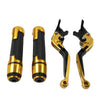 Benelli TRK502 / X Gold Extendable Brake Clutch Levers & Handlebar Grips