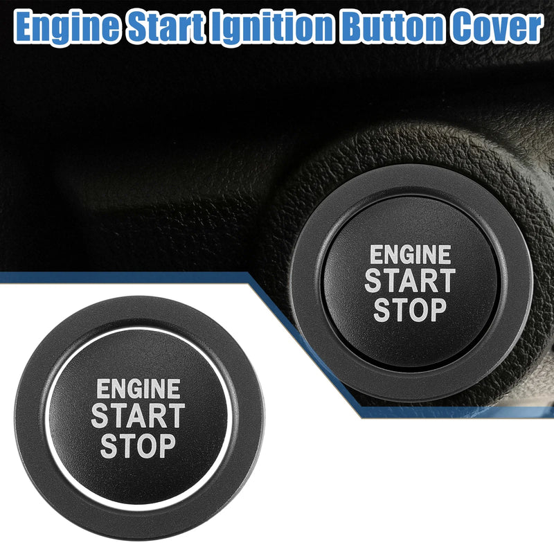 Lexus IS ES RX GS NX - Aluminum Black Ignition Button Sticker