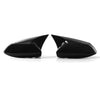 Toyota Corolla 2 x Side Rearview Mirror Cover Trim Glossy Black (2019-2023)